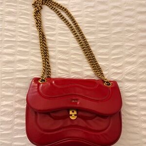 JW PEI Scarlet Shoulder Bag with Golden Chain